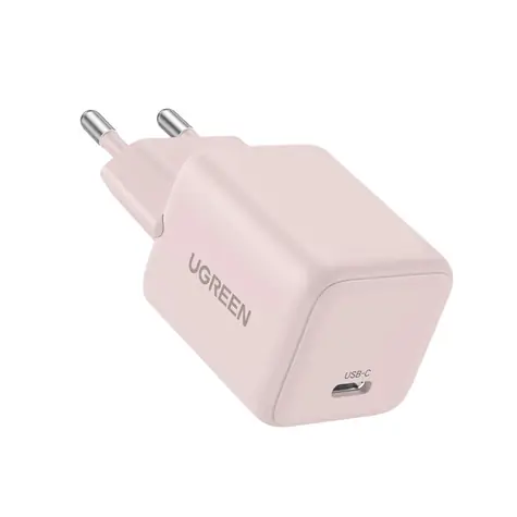 Ugreen X512 GAN POWER ADAPTER růžová / nabíjecí adaptér / 1X USB-C / 20W