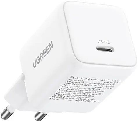Ugreen Nexode N Series X513 GaN bílá / 1x USB-C / 30W