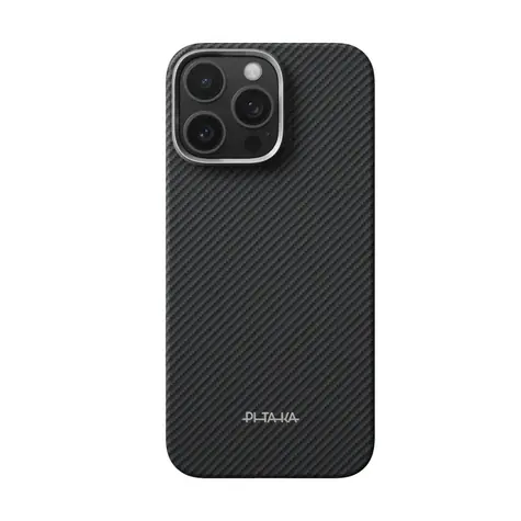 Pitaka Ultra-Slim PitaTap Case ochranný kryt pro Apple iPhone 16 Pro Max šedo-černá