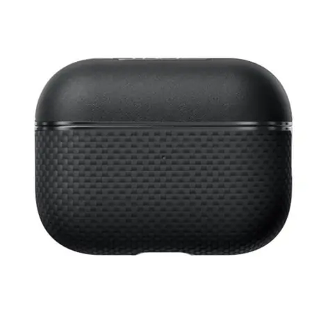 Pitaka Aramid Fiber Magnetic Case ochranné pouzdro na sluchátka AirPods Pro 3 šedo-černá