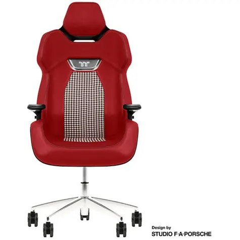 Thermaltake ARGENT E700 Design by Studio FA Porsche černo-červená / Herní židle / nastavitelná / nosnost až 150 kg 