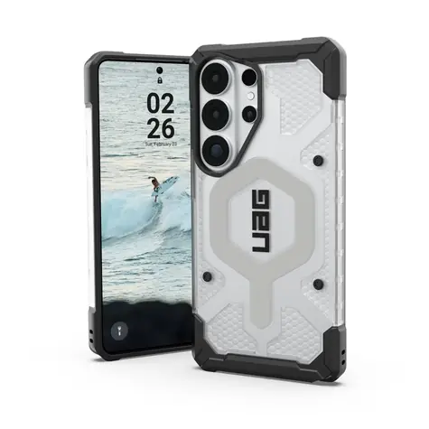 UAG Pathfinder Clear Zadní kryt pro Samsung Galaxy S26 Ultra Ice/Silver