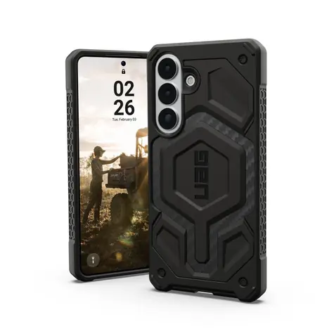 UAG Monarch Pro Zadní kryt pro Samsung Galaxy S26 Plus Carbon Fiber