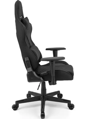 SENSE7 Spellcaster černo-šedá / Herní židle / Látka / nastavitelná / pojezdová kolečka / nosnost 150 kg 