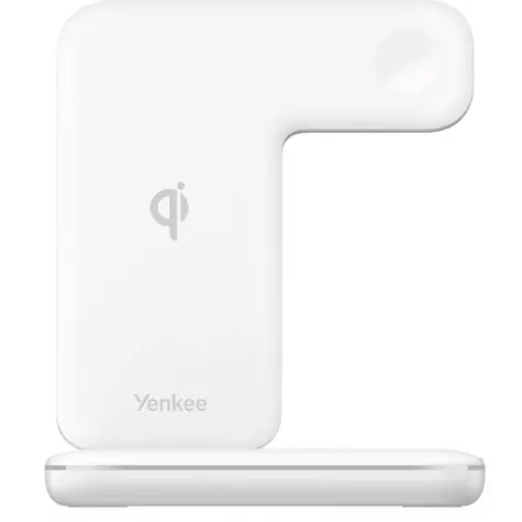 YENKEE YAC 5301 WH 3v1 nabíjecí stanice Qi bílá / telefon 10W / sluchátka 2W / hodinky 2.5W
