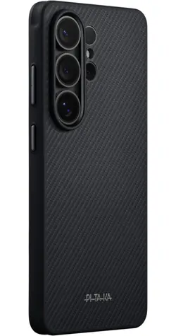 Pitaka PIN Button Case Zadní kryt pro Samsung Galaxy S26 Ultra Black/Grey Plain