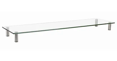 Gembird MS-TABLE-GL-01 Podstavec pod monitor skleněný / dlouhý