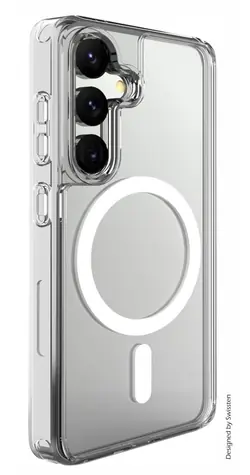 SWISSTEN Pouzdro Clear Jelly MagStick Metallic pro Samsung Galaxy S26 PLUS 5G transparentní