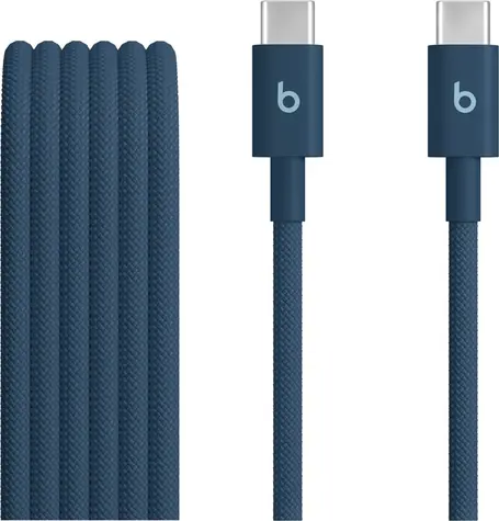 Beats kabel USB-C (M) - USB-C (M) 1.5 m modrá / opletený / 60W