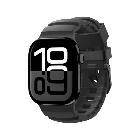 Spigen Silicone Band řemínek pro Apple Watch 49mm/46mm/45mm/44mm černá