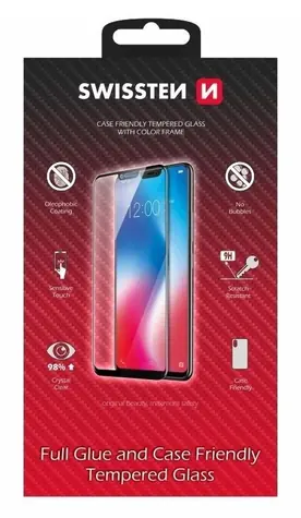 SWISSTEN Ochranné sklo CASE FRIENDLY pro Samsung Galaxy S26 Ultra 5G černá