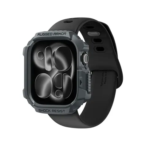 Spigen Rugged Armor 2 Ochranné pouzdro pro Apple Watch 11 46mm šedá