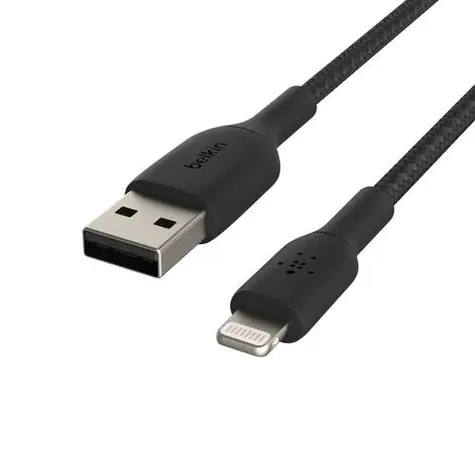 Belkin BOOST CHARGE kabel opletený USB-A na Lightning černá / 1m 