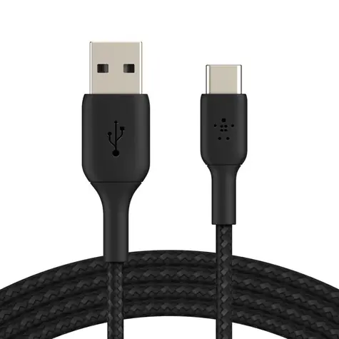 Belkin BOOST CHARGE kabel opletený USB-A na USB-C černá / 1m
