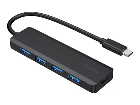 GEMBIRD UHB-CM-U3P4P-01 / 4portový rozbočovač USB 3.1 (Gen 1) / černá