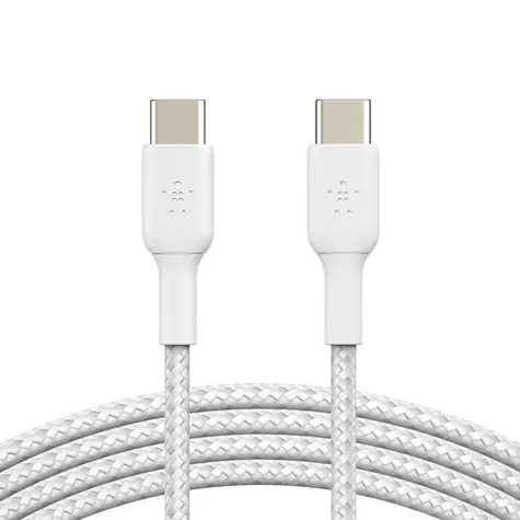 Belkin BOOST CHARGE kabel opletený USB-C na USB-C bílá / 1m