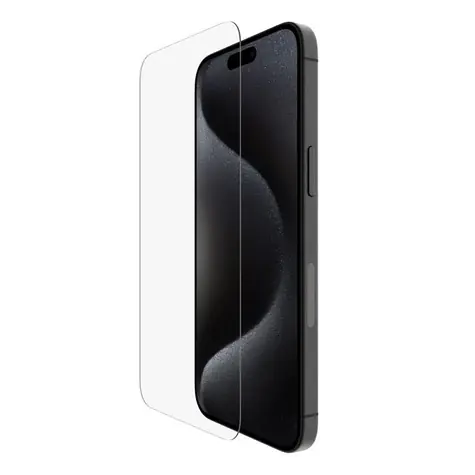 Belkin SCREENFORCE UltraGlass2 Anti-Microbial ochranné sklo pro Apple iPhone 15 Pro Max