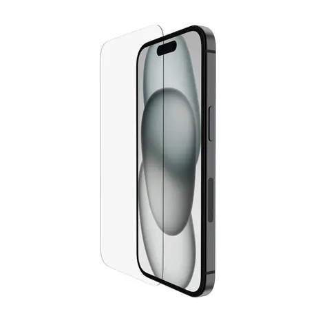 Belkin SCREENFORCE TemperedGlass Anti-Microbial ochranné sklo pro Apple iPhone 16 / 15 / 14 Pro