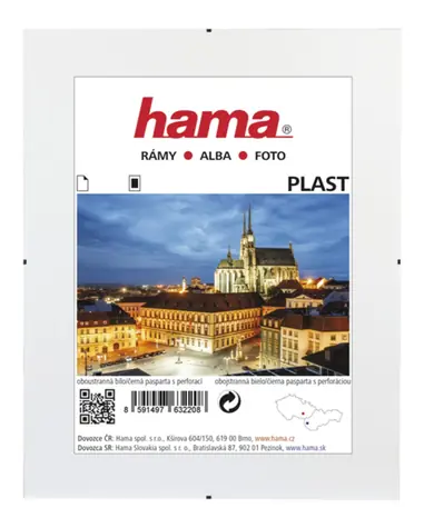Hama Clip-Fix plastové sklo 62x93 cm