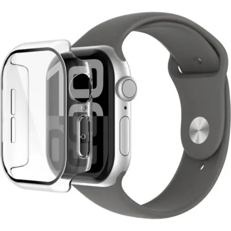 Belkin ScreenForce 2v1 ochranné pouzdro pro Apple Watch Series 10 (42 mm) čirá