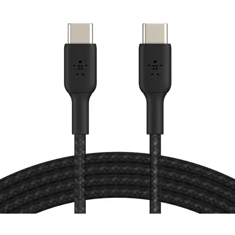 Belkin BOOST CHARGE napájecí kabel opletený USB-C na USB-C černá / 60W /2m