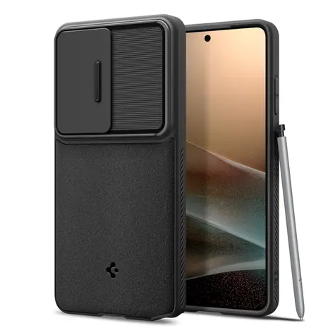 Spigen Optik Armor ochranný kryt pro Samsung Galaxy S26 Ultra black