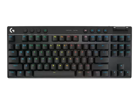 Logitech G915 PRO X černá / bezdrátová herní klávesnice / US Int. layout / Bluetooth / RGB