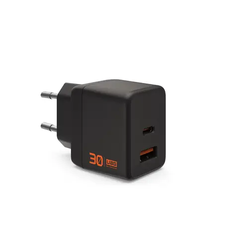 UAG SRGE Wall Charger EU nabíječka černá / 30W / USB-C / USB-A