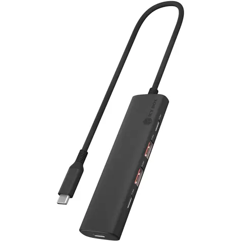 Icy Box IB-HUB1437-CPD černá / USB Hub / PD 100W / 2x USB-C 3.2 Gen2/ 2x USB-A 3.2 Gen2 / 0.30 cm