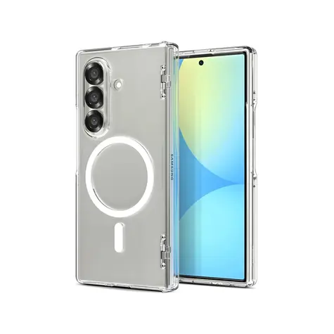 Spigen Ultra Hybrid Pro MagSafe ochranný kryt pro Samsung Galaxy Z Fold7 čirá bílá