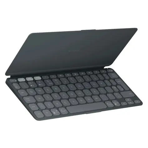Logitech Keys-To-Go 2 šedá / přenosná bezdrátová klávesnice / US layout / Bluetooth