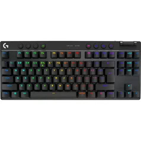 Logitech G PRO X TKL černá / bezdrátová herní klávesnice / US layout / 2.4GHz & Bluetooth / RGB