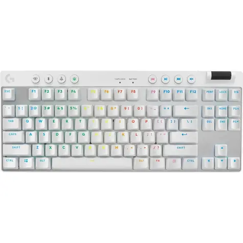 Logitech G PRO X TKL bílá / bezdrátová herní klávesnice / US layout / 2.4GHz & Bluetooth / RGB
