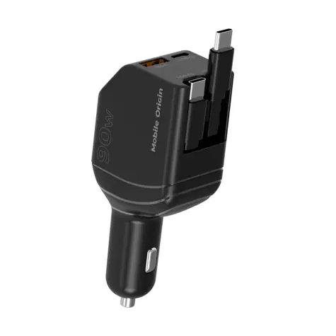 Mobile Origin CA22 90W / Autonabíječka / USB-C + USB-A / 2x USB-C Kabel