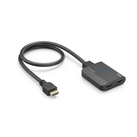 Hama HDMI 4K rozbočovač černá / 1 vstup / 2 výstupy