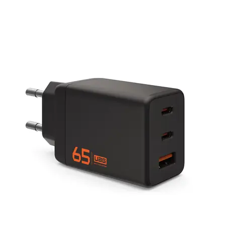 UAG SRGE Wall Charger EU nabíječka černá / 65W / 2x USB-C / USB-A