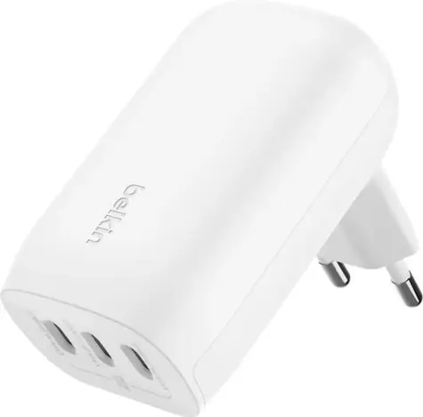 Belkin BOOST CHARGE charger bílá / nabíječka / 3x USB-C / 67W / PD