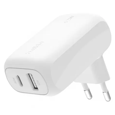 Belkin BOOST CHARGE charger bílá / nabíječka / USB-C / USB-A / 42W / PD