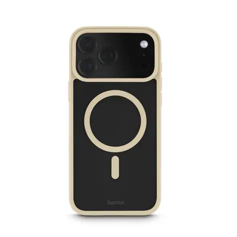 Hama Frame Protect kryt pro Apple iPhone 17 Pro Max průhledná/béžová / magnetický 