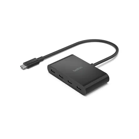 Belkin Connect USB-C Hub černá / 4x USB-C / 100W / PD