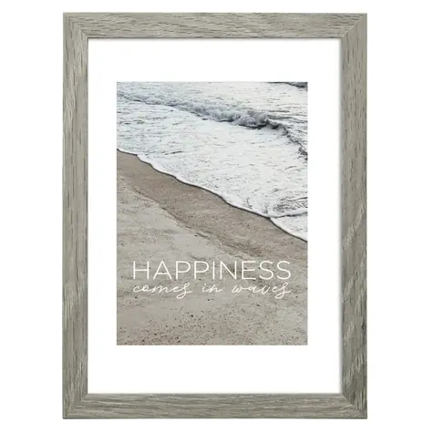 Hama rámeček dřevěný WAVES šedá 40x50 cm