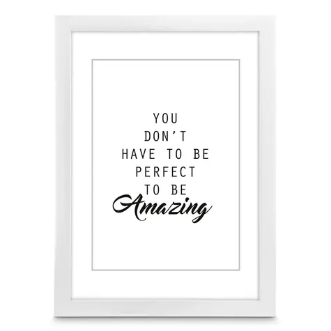 Hama rámeček plastový CHIARO bílá / 50x70 cm