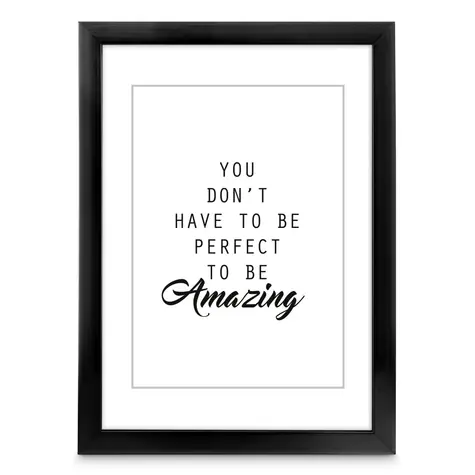 Hama rámeček plastový CHIARO černá / 50x70 cm