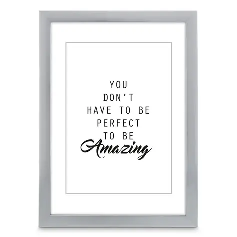 Hama rámeček plastový CHIARO stříbrná / 50x70 cm