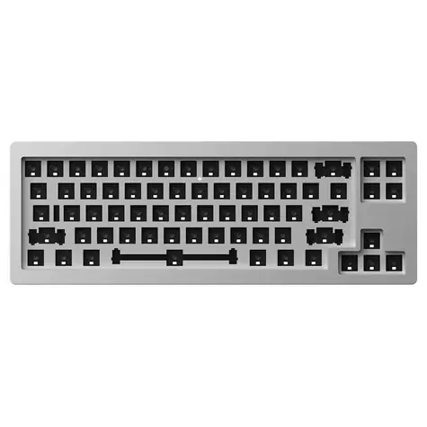 AKKO MonsGeek M7 VIA Barebone Kit stříbrná / herní klávesnice 65 % / RGB / USB-A / USB-C