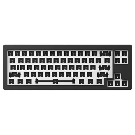 AKKO MonsGeek M7 VIA Barebone Kit - ČERNÁ / herní klávesnice 65 % / RGB / USB-A / USB-C