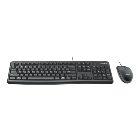 Logitech Desktop MK120 UK černá / Klávesnice a myš / UK verze / USB