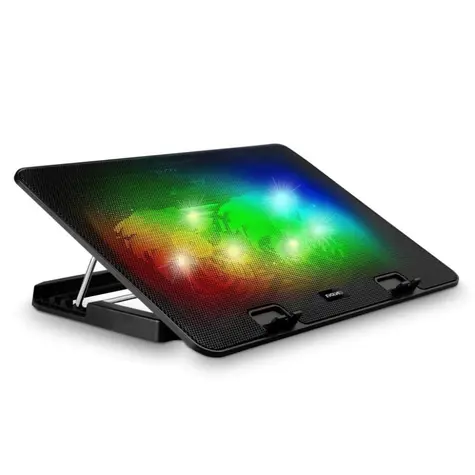 EVOLVEO A101RGB černá / chladící podložka pro notebook do 17