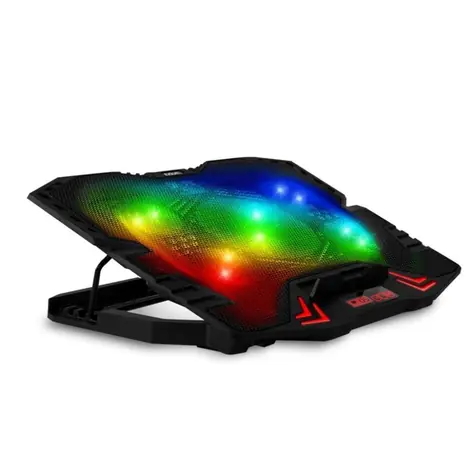 EVOLVEO Ania 5RGB černá / chladící podložka pro notebook do 15.6
