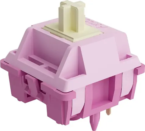 AKKO V3 Pro krémově fialová / mechanické spínače / 5-Pin / taktil MX-Stem / 30g - 45 ks